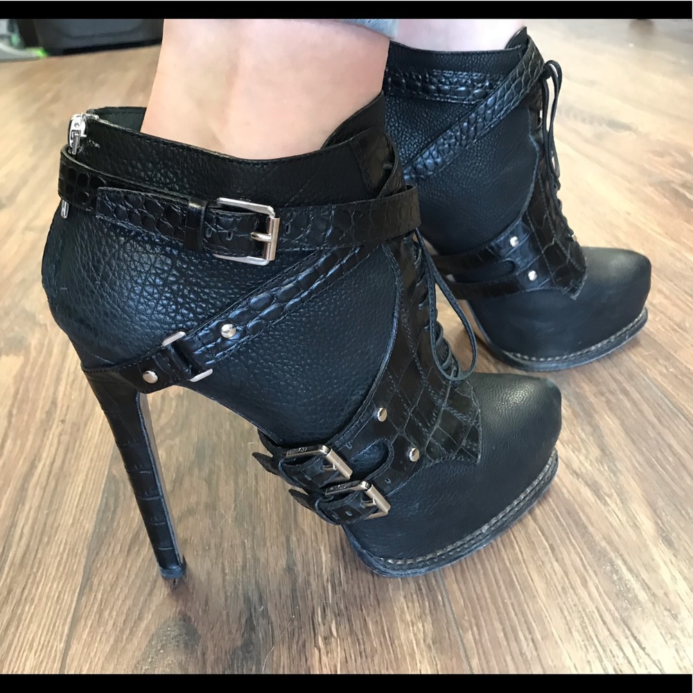 Rare Christian Dior Runway Ankle Boots